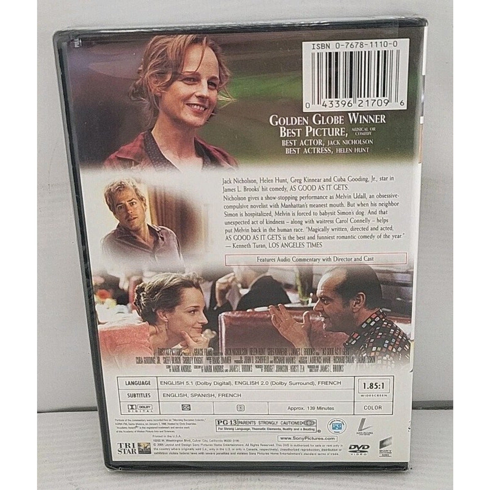 As Good As It Gets (DVD, 1997) *Brand New*