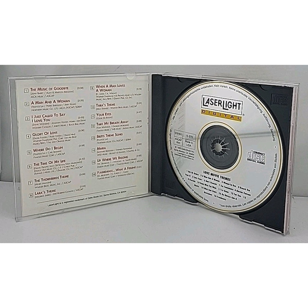 Love Movie Themes by Various (CD, 1990)