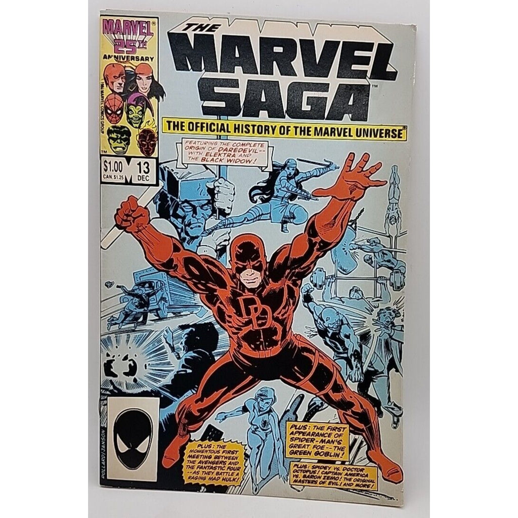The Marvel Saga Marvel Universe Vol 1 No 13 Dec 1986 Comic Book