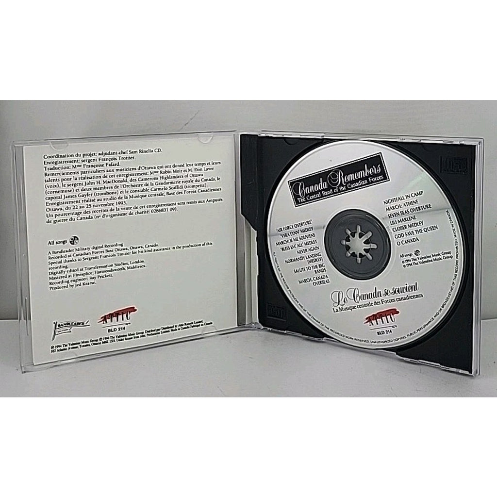 Canada Remembers Le Canada Se Souvent CD