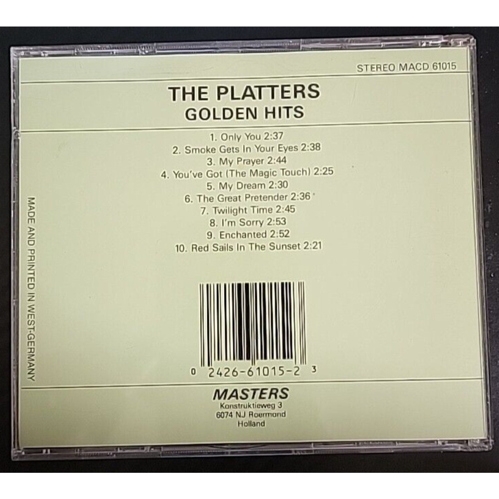 Golden Hits - Audio CD By Platters