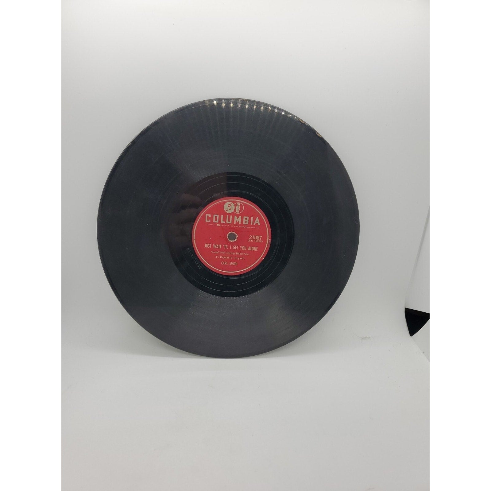 Carl Smith Just Wait 'Til I Get You Alone/Orchids Mean Goodbye (Record)