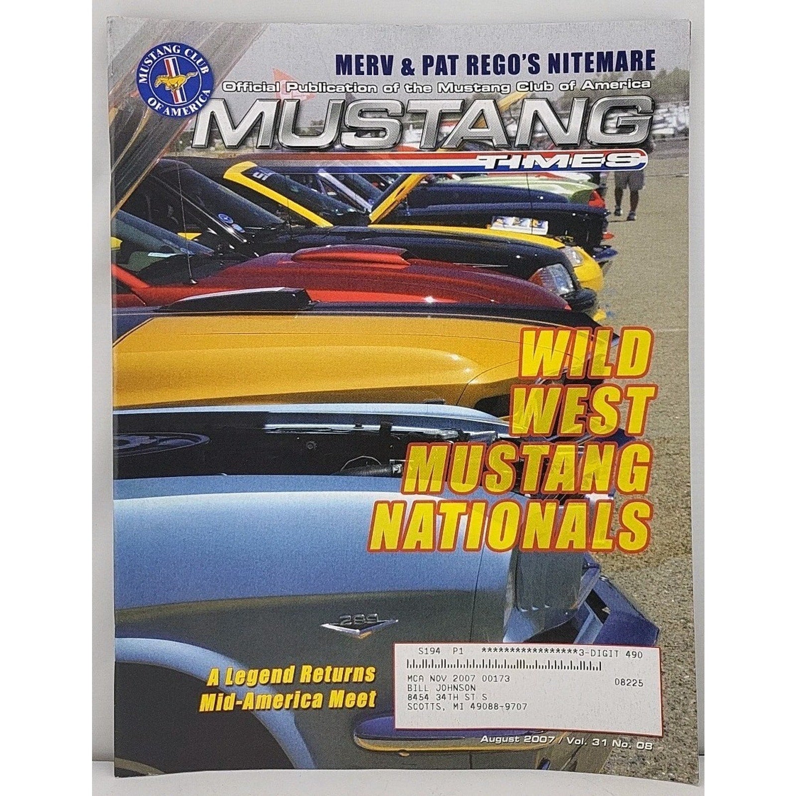 Mustang Times Magazine August 2007 Vol. 31 No. 8