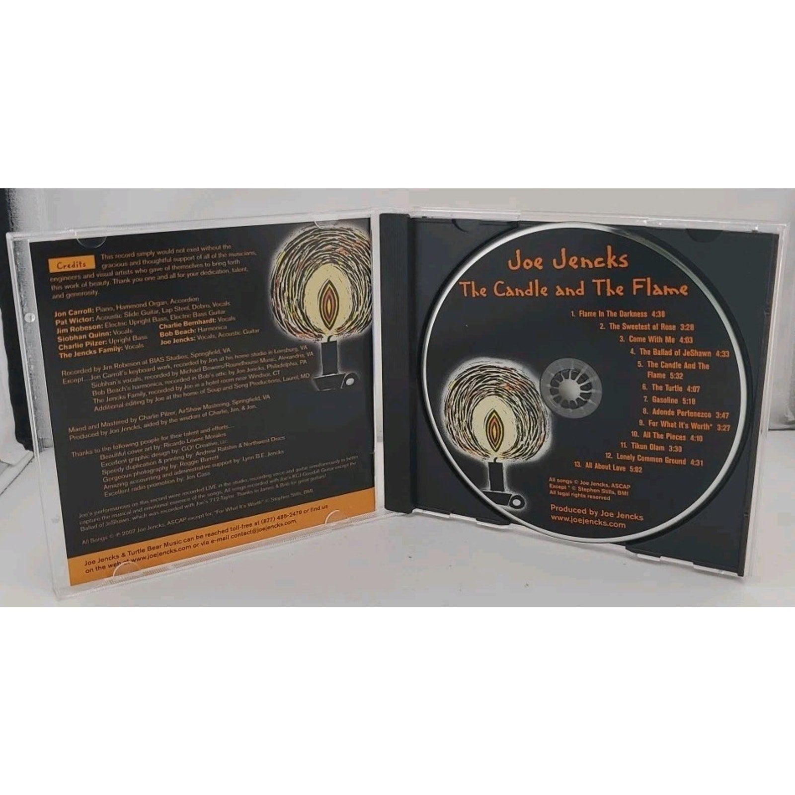 Candle & the Flame by Joe Jencks (CD, 2007)