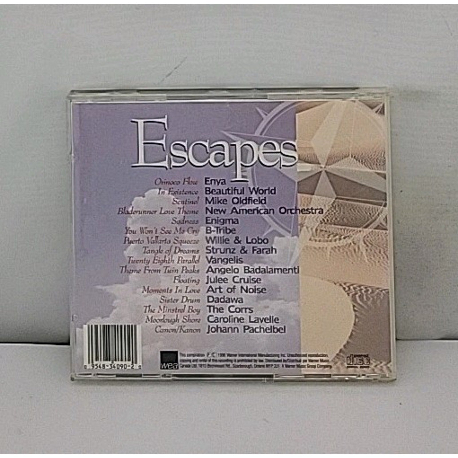 Escapes by Various Artists (CD, 1996, WEA (Distributor))