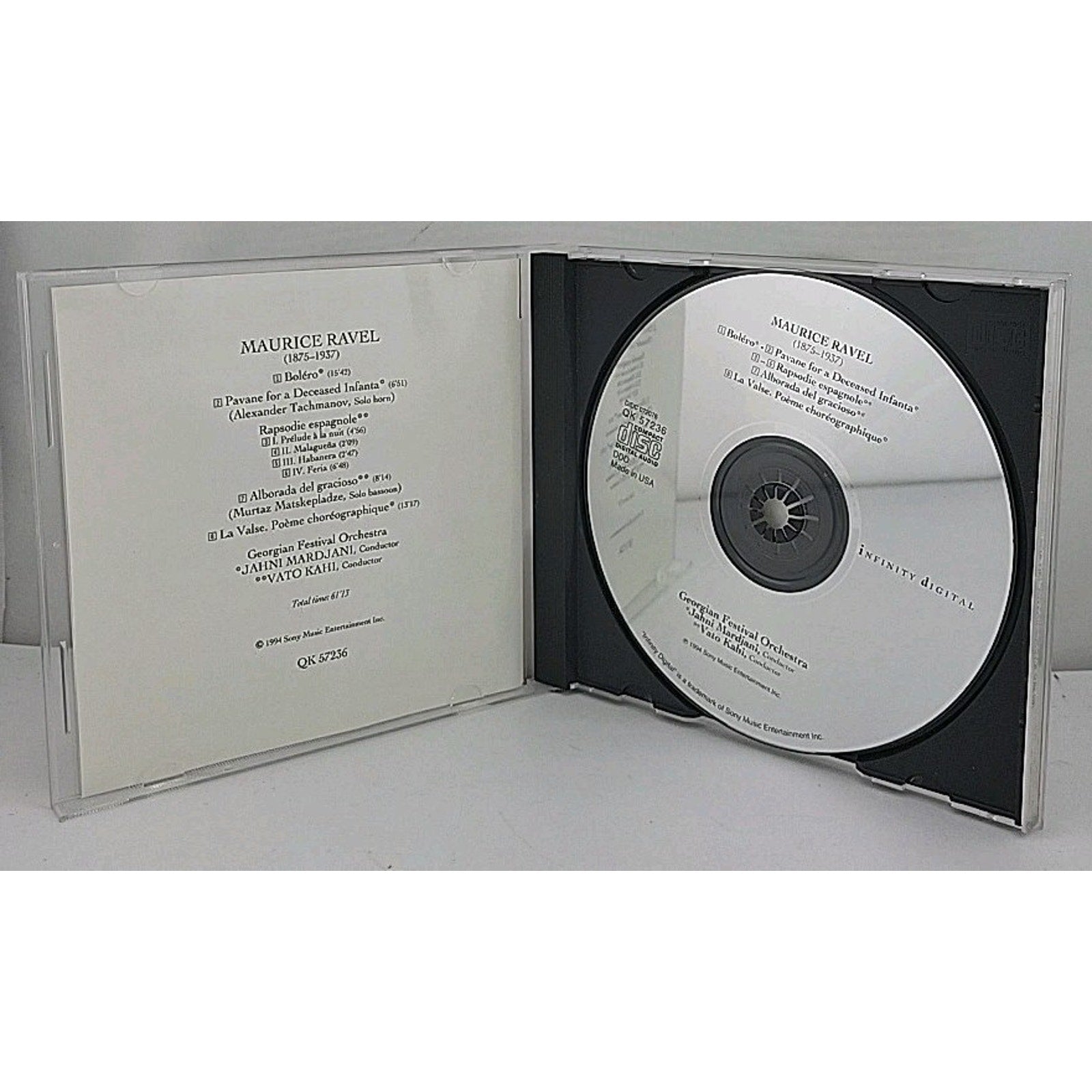 Bolero / Rapsodie Espagnole / La Valse by Ravel (CD, 1994)
