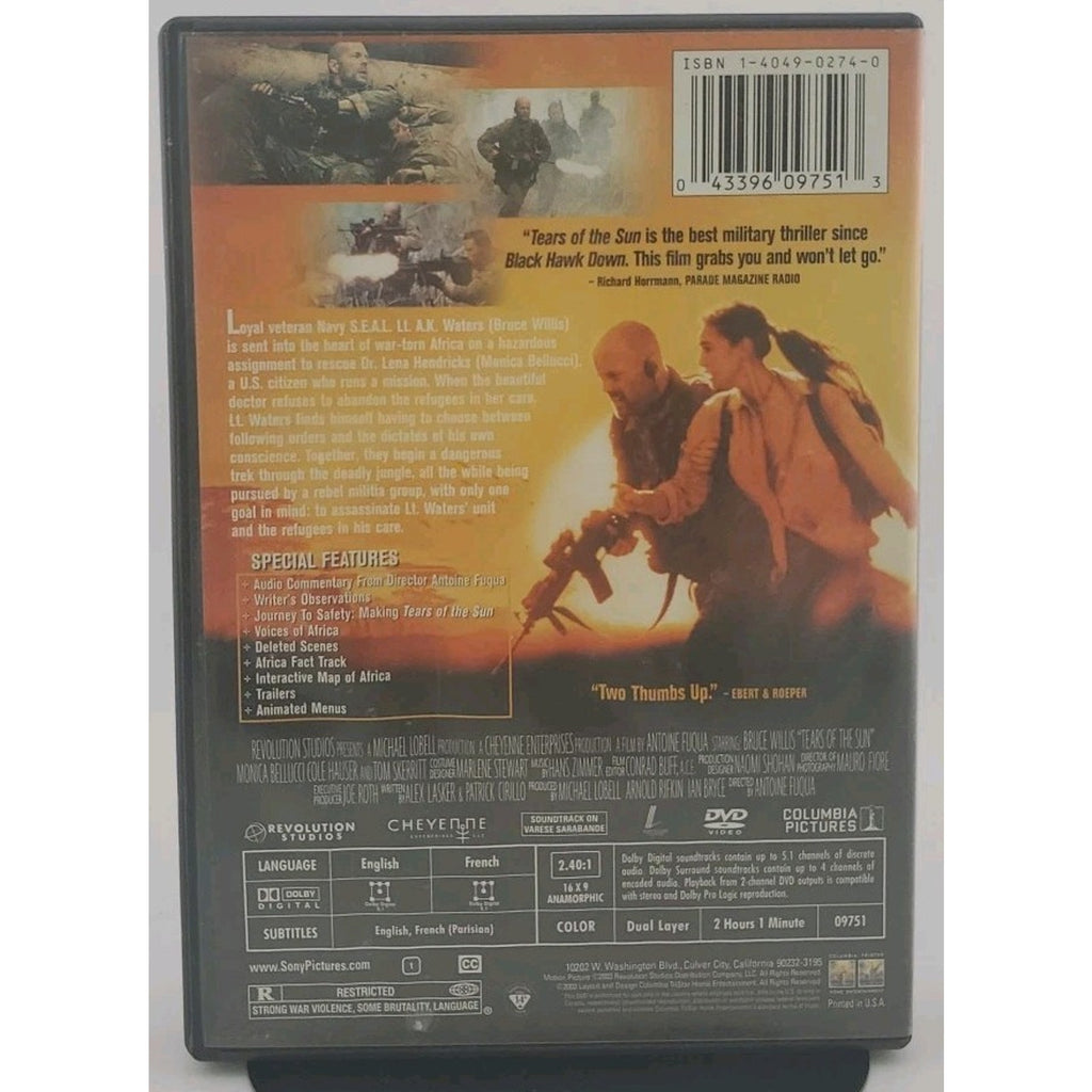 Tears of the Sun (DVD, 2003)