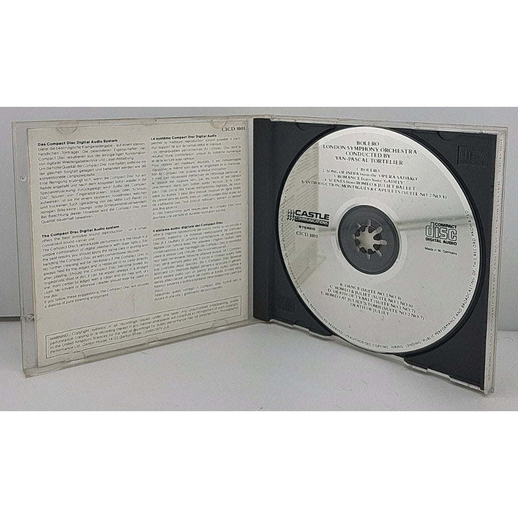 London Symphony Orchestra Orchestrated By Jan-Pascal Tortelier - Bolero CD