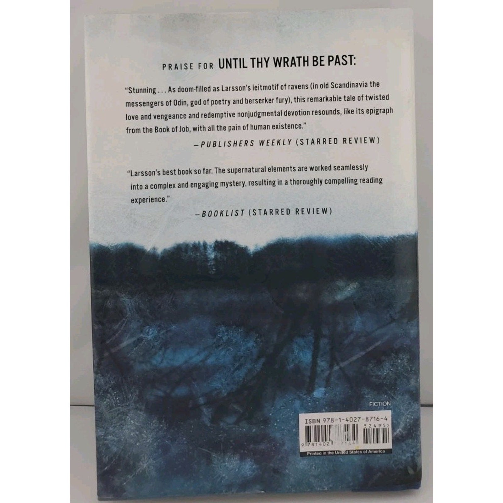 Until Thy Wrath Be Past by Åsa Larsson (2011, Hardcover)
