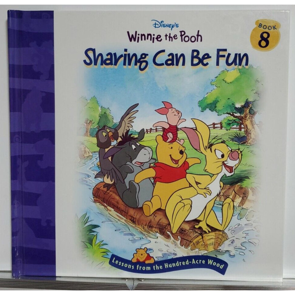 “Sharing Can Be Fun” - Disney's Winnie the Pooh - Hardcover Book #8 out of 18