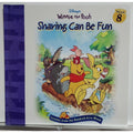 “Sharing Can Be Fun” - Disney's Winnie the Pooh - Hardcover Book #8 out of 18