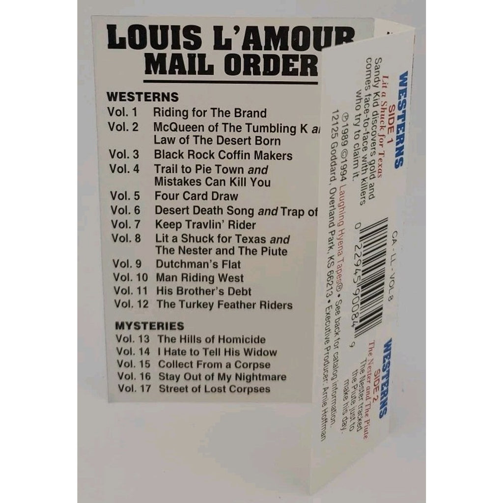 Lit a Shuck for Texas & Nester & The Piute L'Amour Audio Book on Cassette