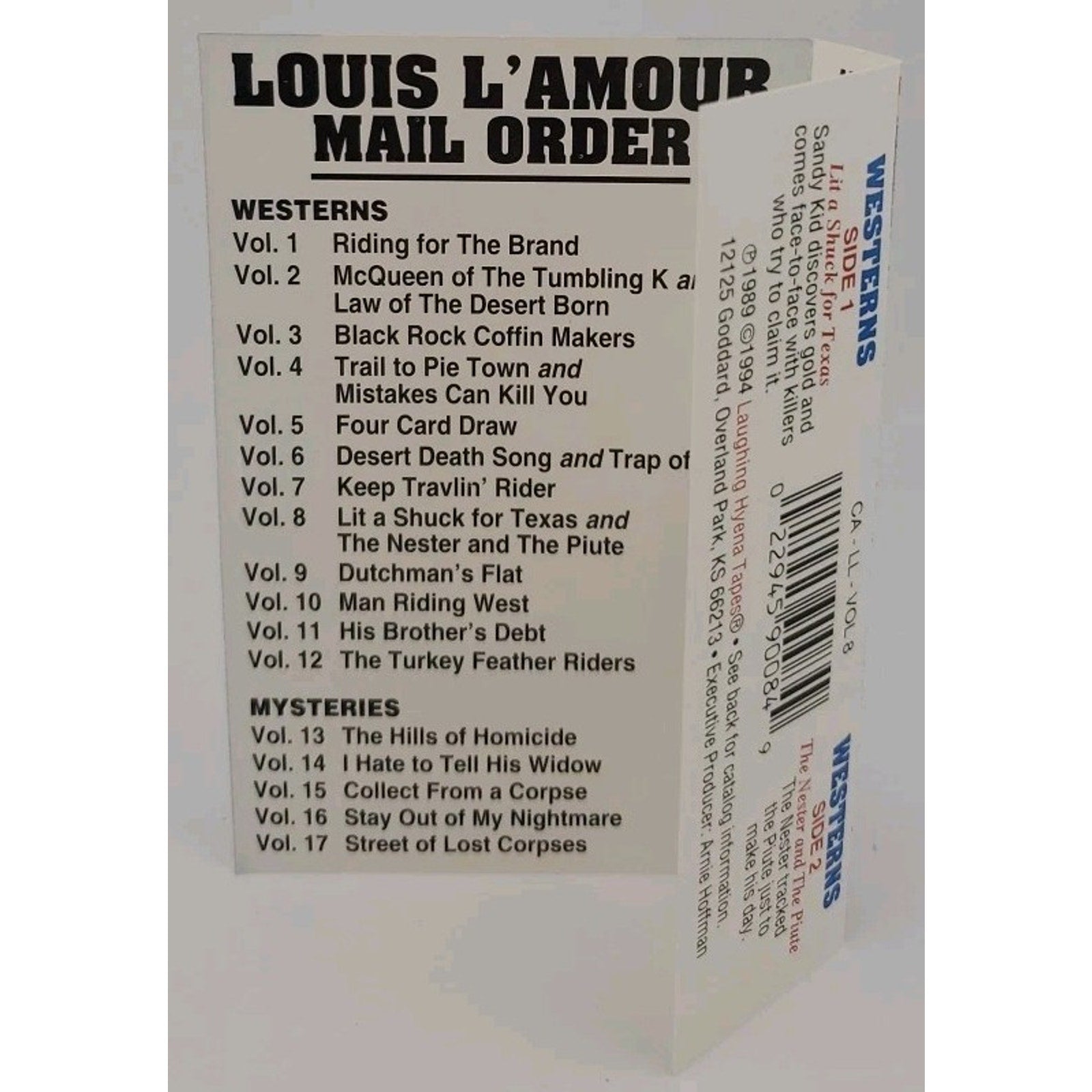 Lit a Shuck for Texas & Nester & The Piute L'Amour Audio Book on Cassette