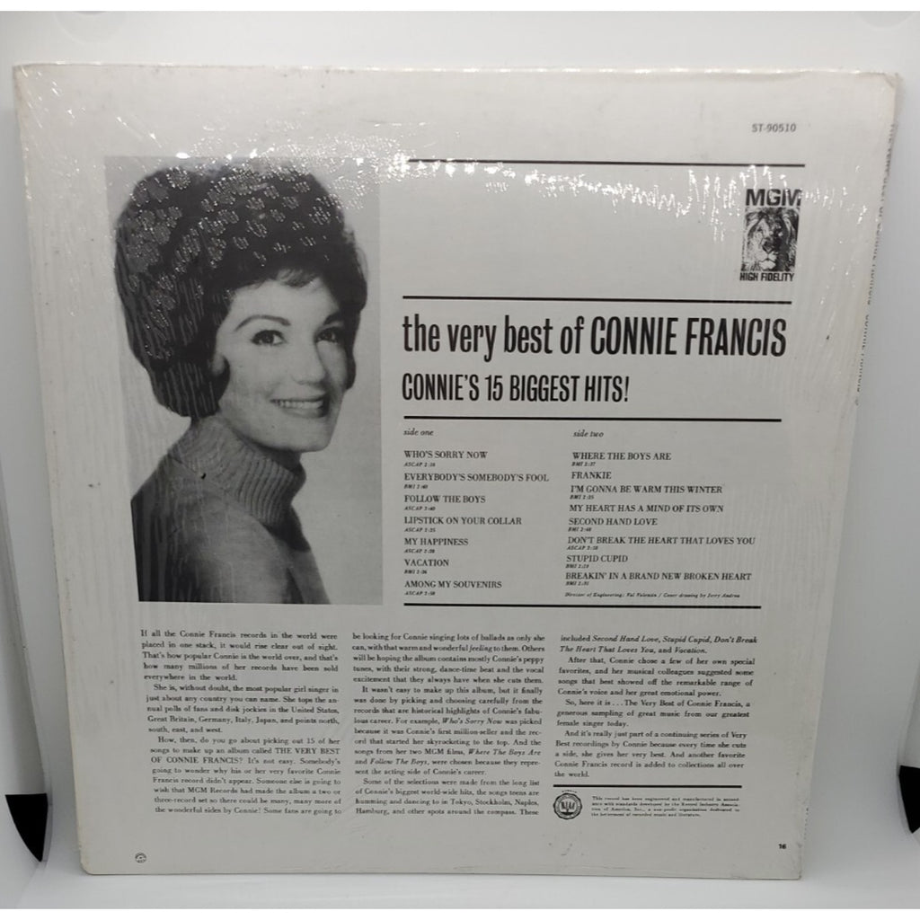 The Very Beat Of Connie Francis (Record)