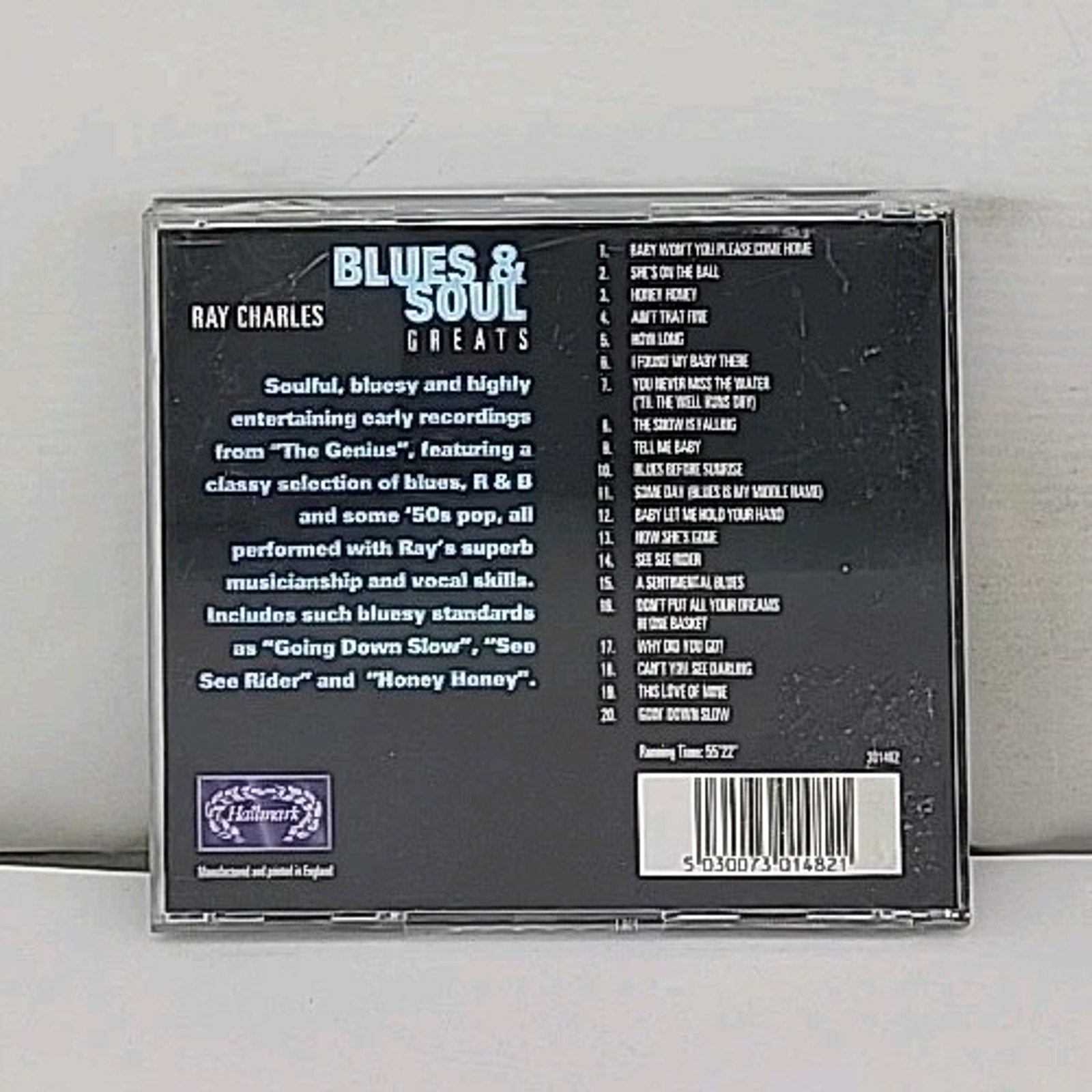 Blues & Soul Greats by Ray Charles (CD, Apr-1998, Hallmark)