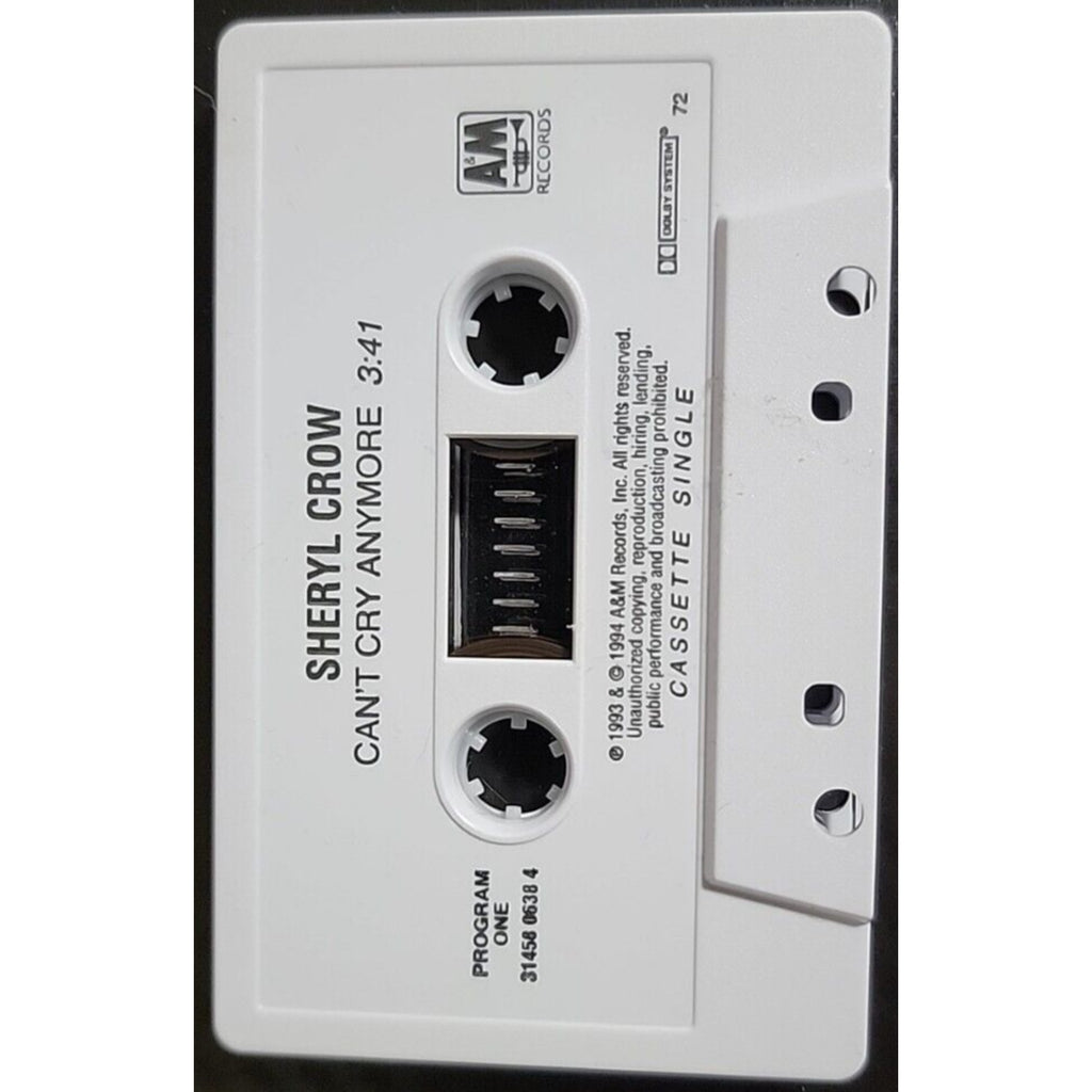 Sheryl Crow - Can't Cry Anymore/We Do What We Can (Cassette) Single