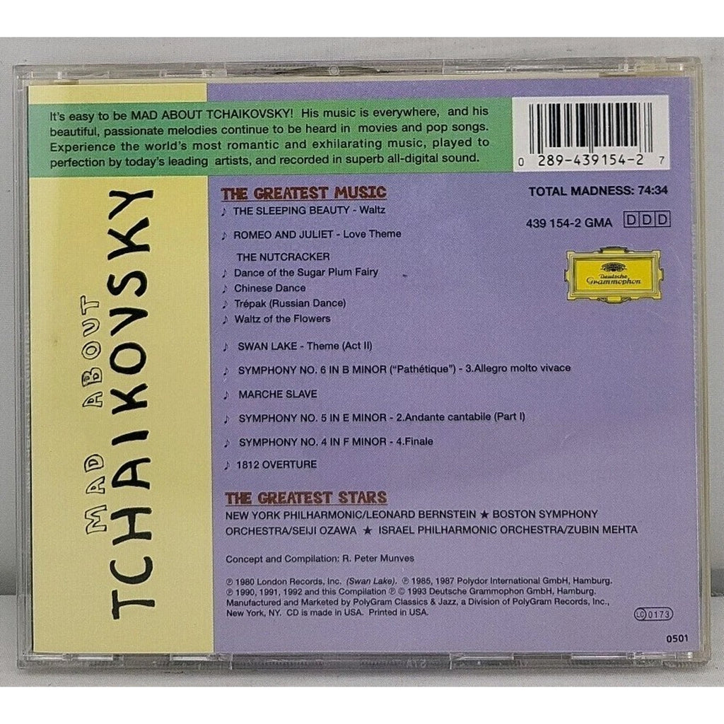 Mad about Tchaikovsky by Various (CD, 1993)