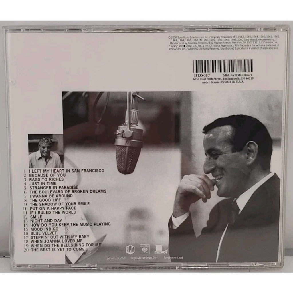 The Ultimate Tony Bennett by Tony Bennett (CD, Nov-2000, Legacy Records)
