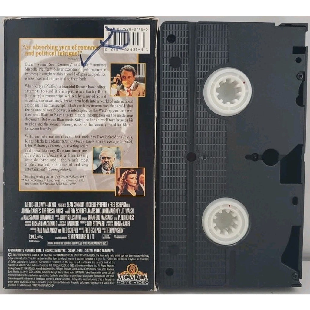 The Russia House (VHS, 1991, Movie Time)