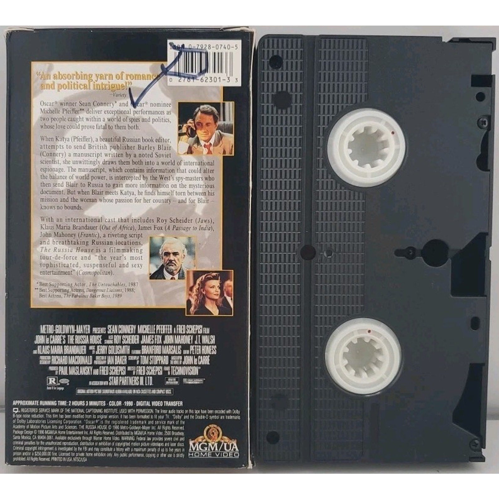 The Russia House (VHS, 1991, Movie Time)