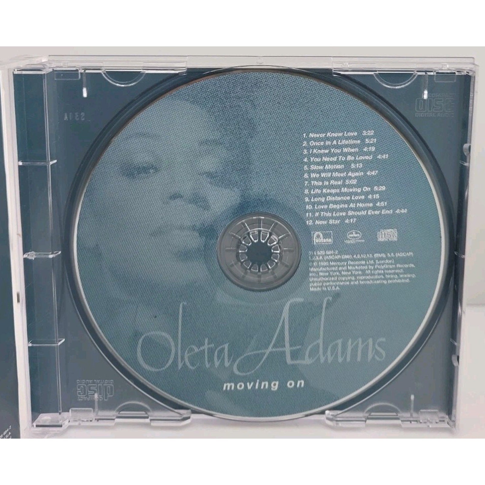 Moving on by Oleta Adams (CD, 1995)