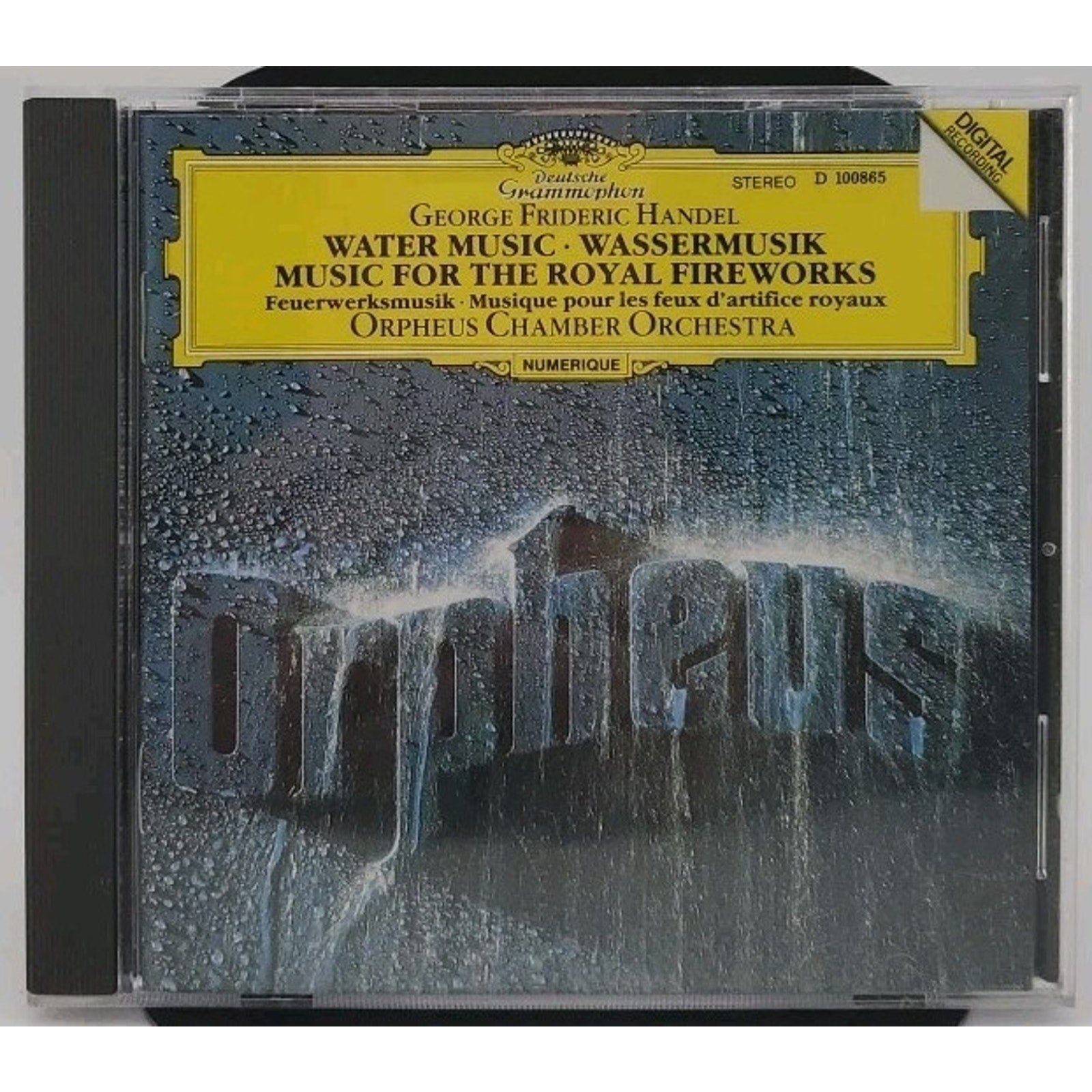 Water Music by Handel / Orpheus Chamber Orchestra (CD, 1992)
