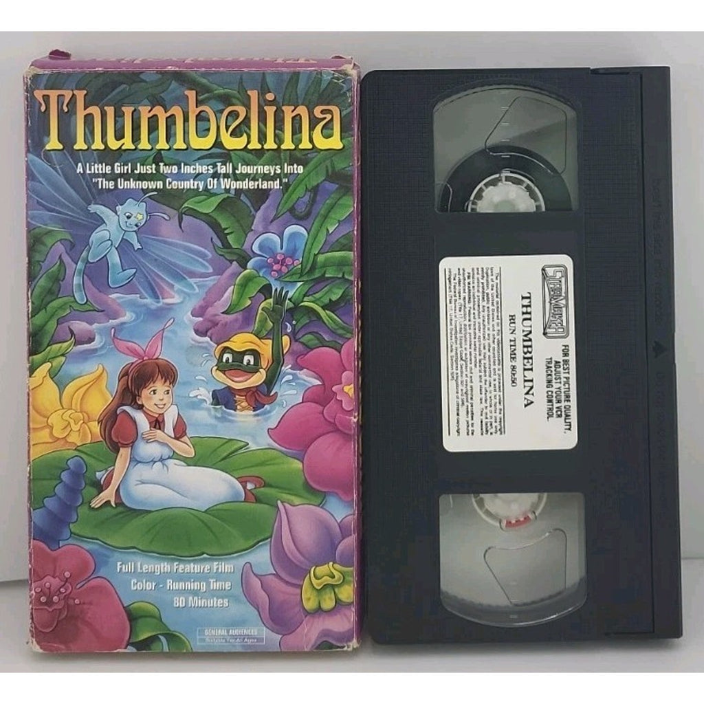 Thumbelina (VHS, 1991) Vintage Cartoon Movie Starmaker