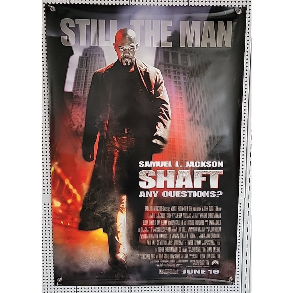 Shaft Movie Poster D/S Original 27x40 Samuel L. Jackson Williams 2000