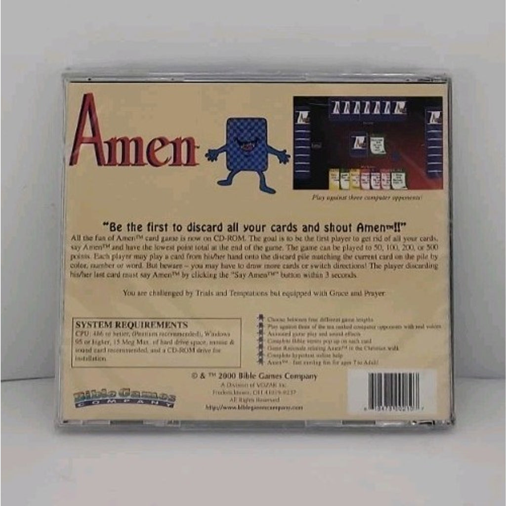 Bible Games Company - Amen CD-ROM *Brand New*