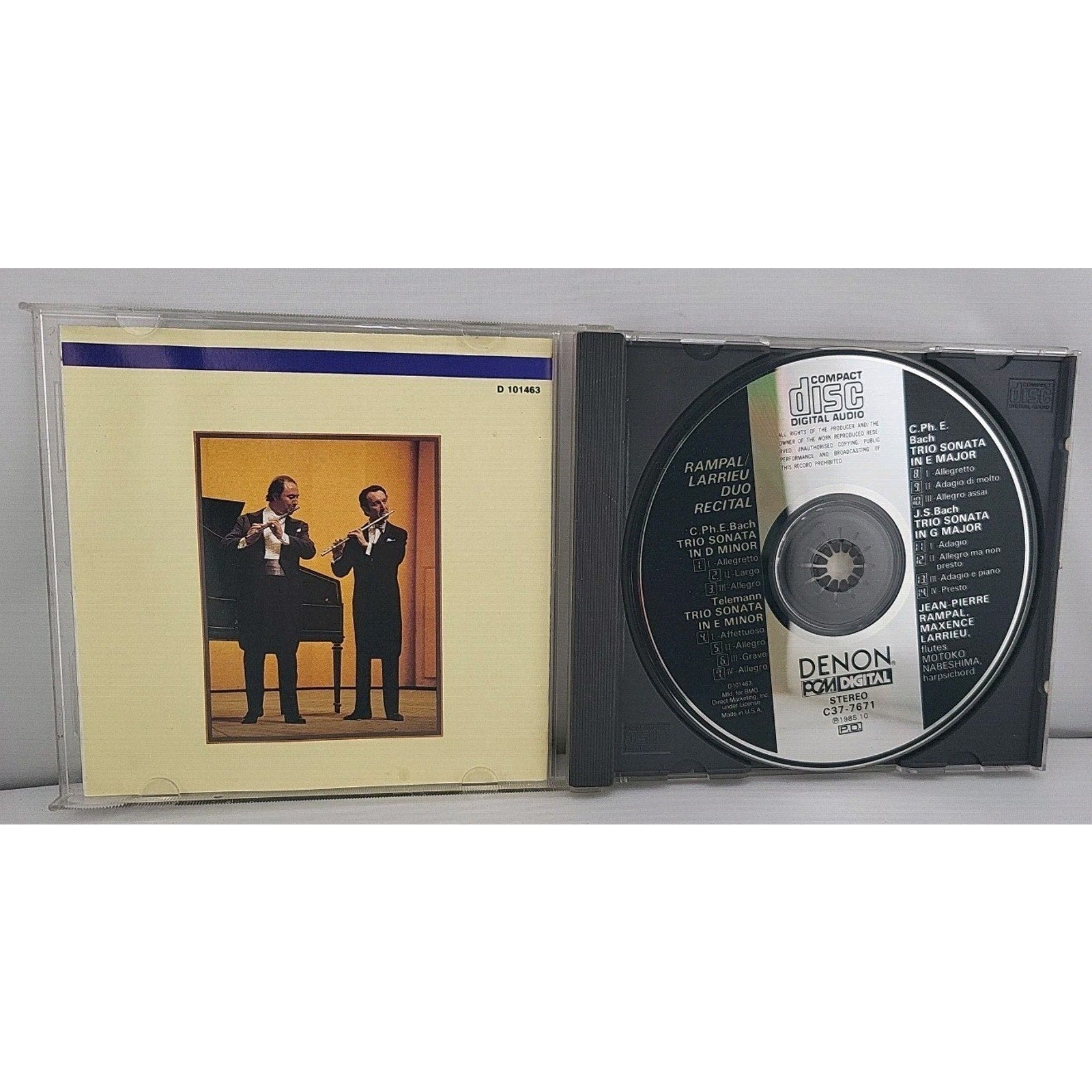Jean-Pierre Rampal, Maxence Larrieu - Rampal/Larrieu - Duo Recital (CD, Album, C