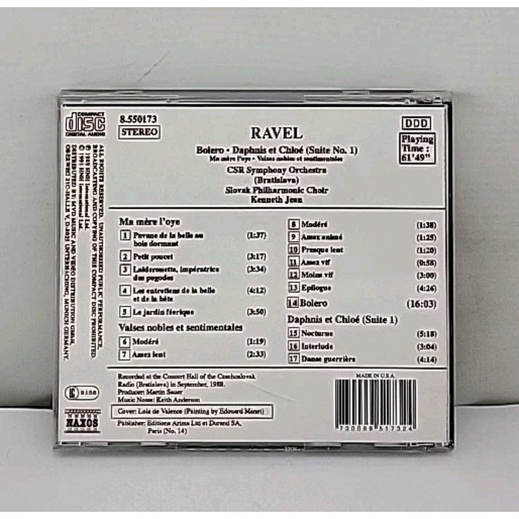 Bolero by Ravel / Jean / Czecho-Slovak Rso (CD, 1992)