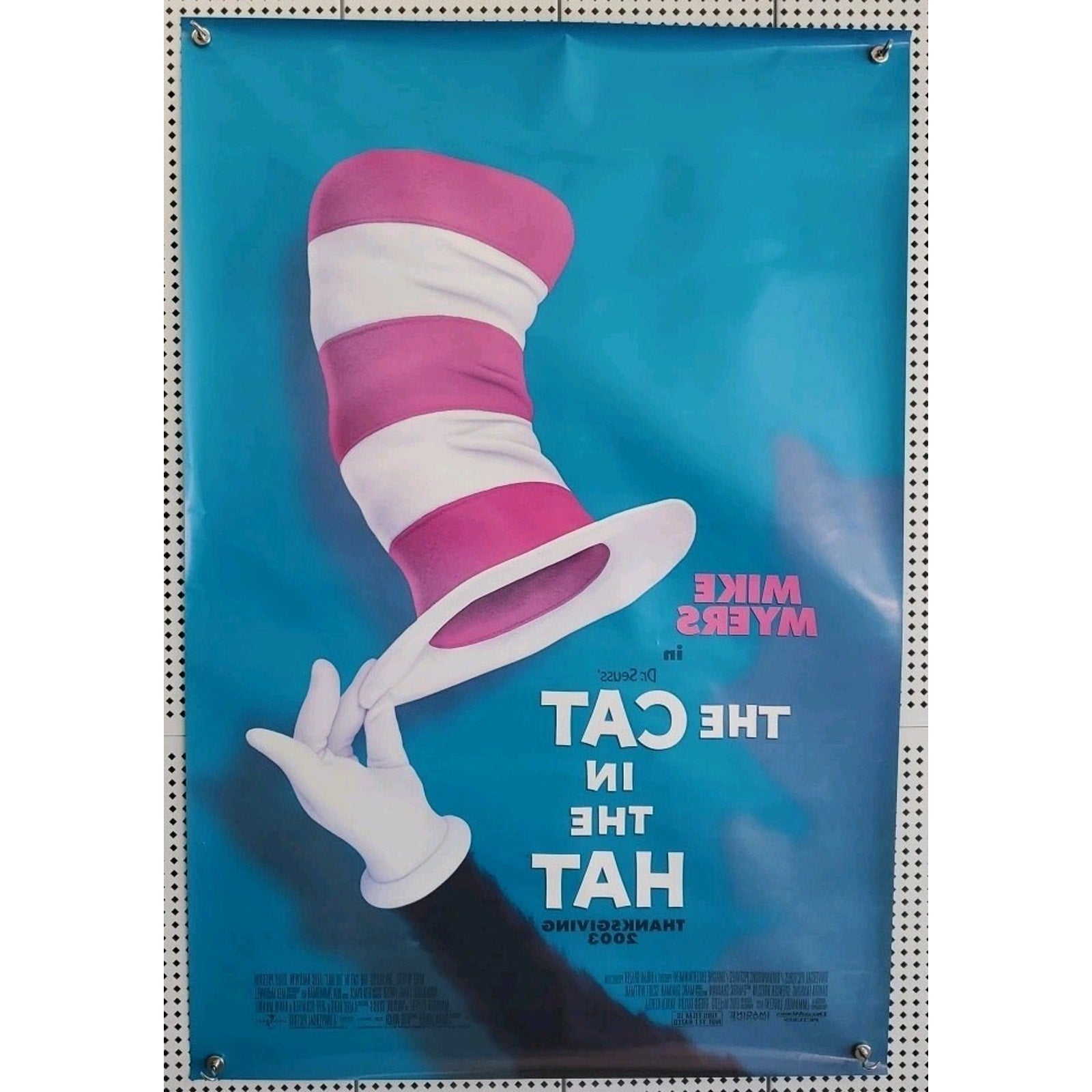 The Cat in the Hat 2003 Double Sided Original Movie Poster 27" x 40"