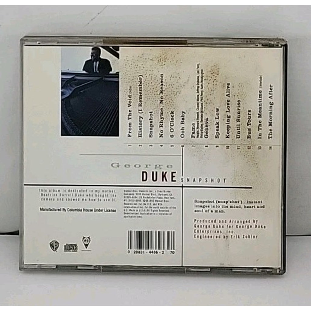 Snapshot by Duke, George (CD, 1992)