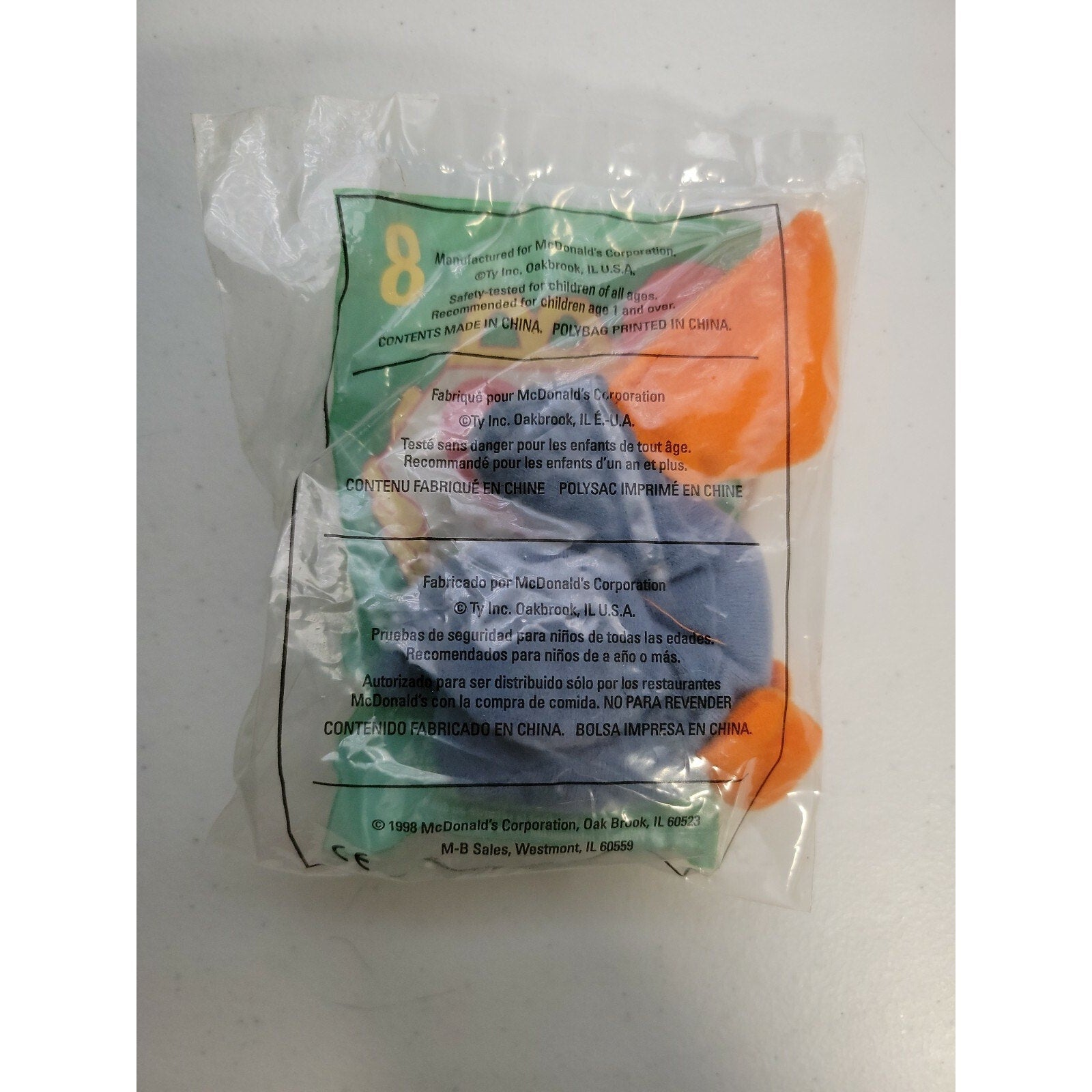Ty 4107 Scoop the Pelican Beanie Babies