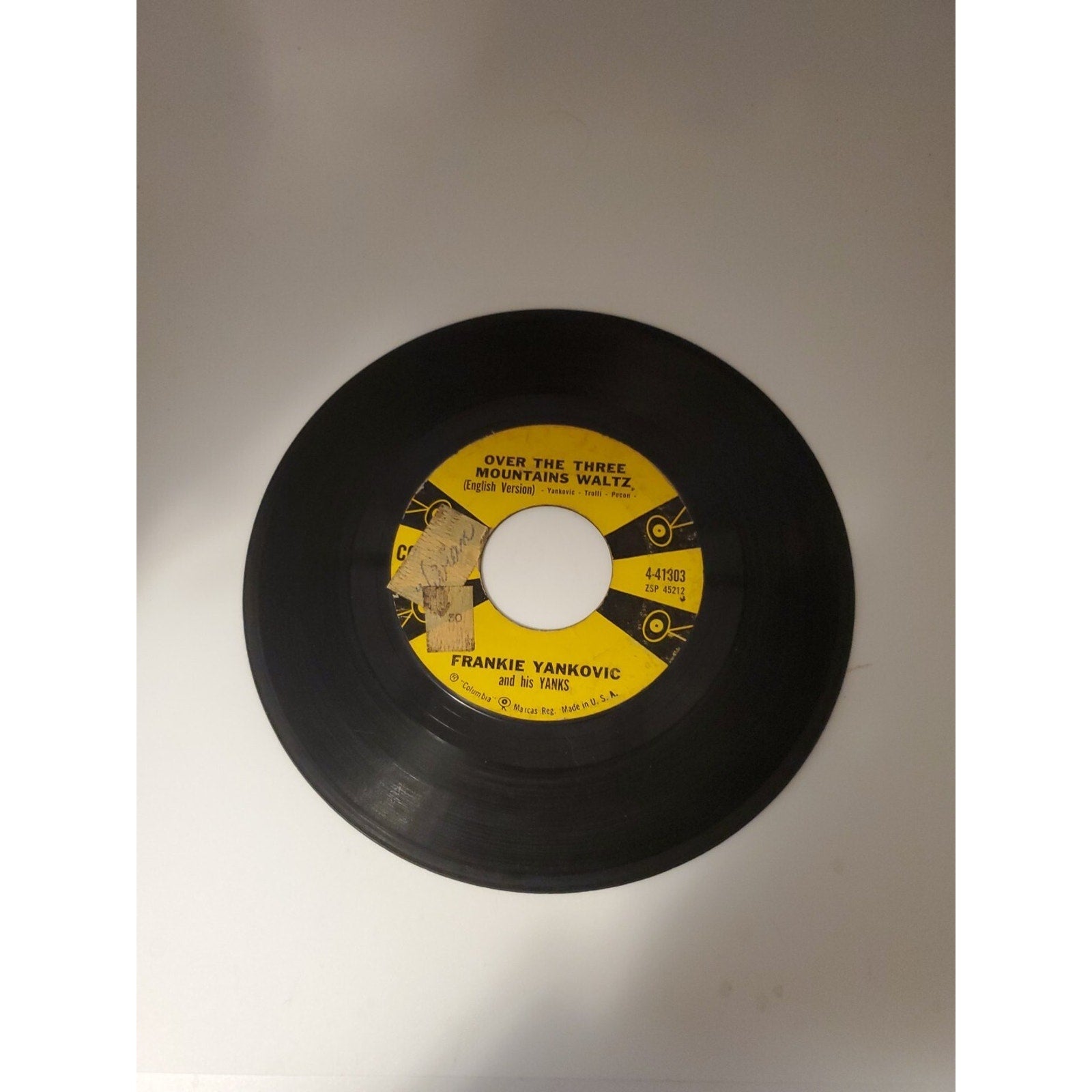 Frankie Yankovic Over The Three Mountains Waltz (Record)