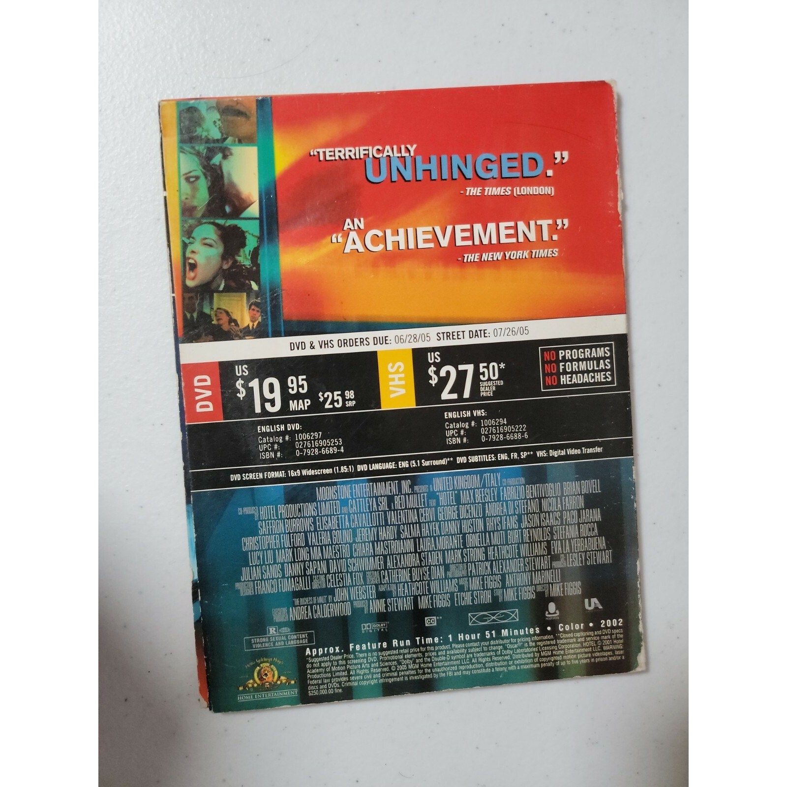Hotel Dvd Screener