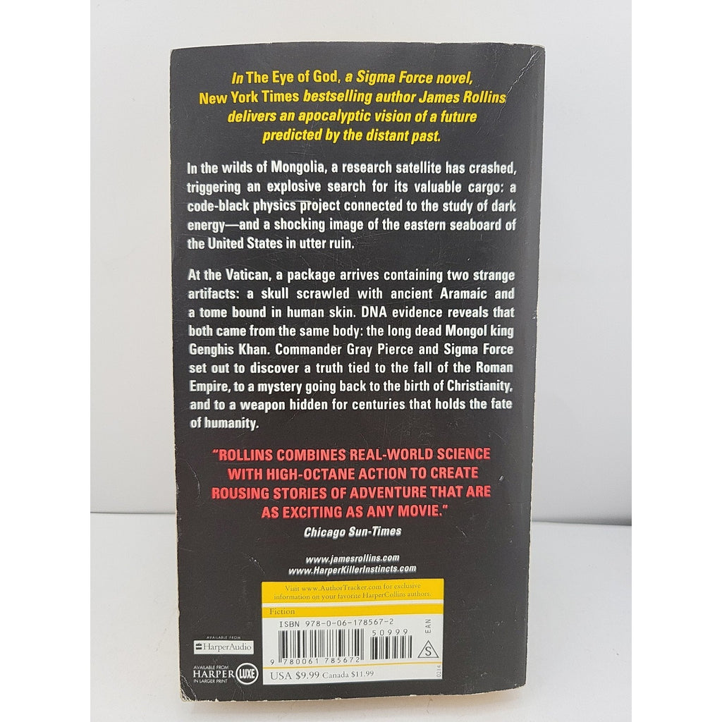 Eye of God : A Sigma Force Novel by James Rollins (2014, Mass Market)
