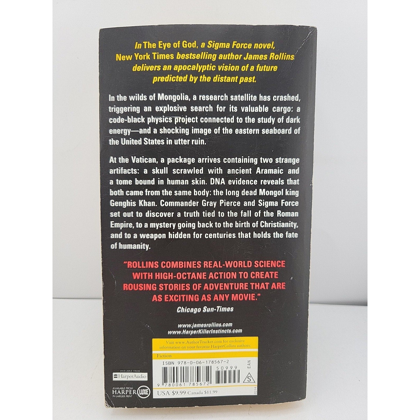Eye of God : A Sigma Force Novel by James Rollins (2014, Mass Market)