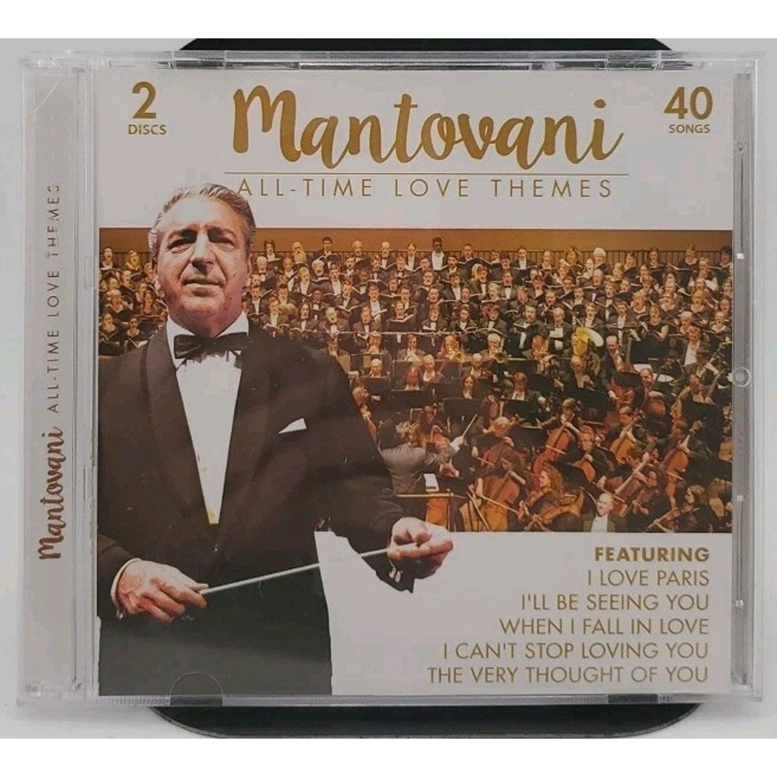 Mantovani All Time Love Themes 2-Disc 40 Songs CD