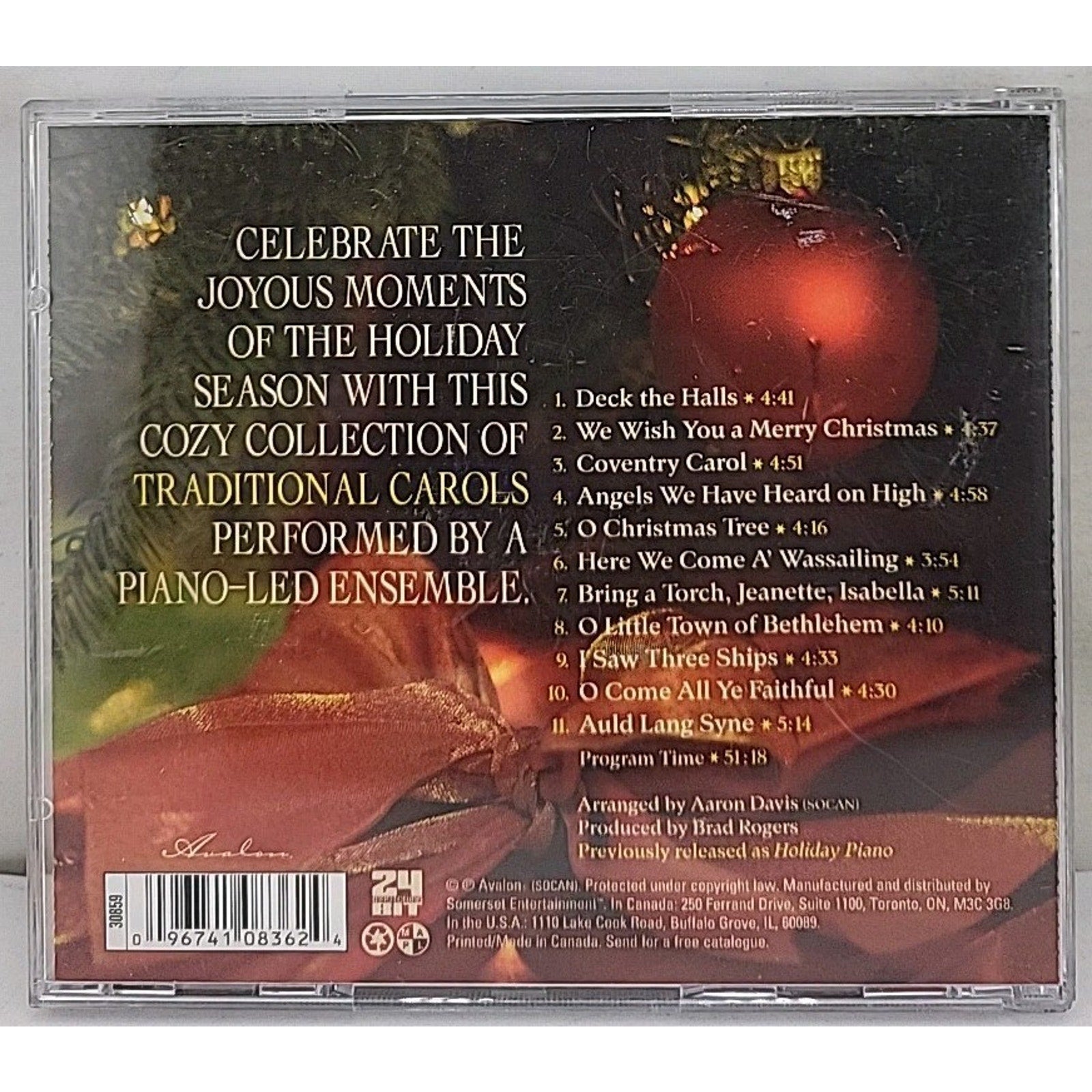 Music to Trim the Tree by Holiday Piano Ensemble CD Christmas Music Disc