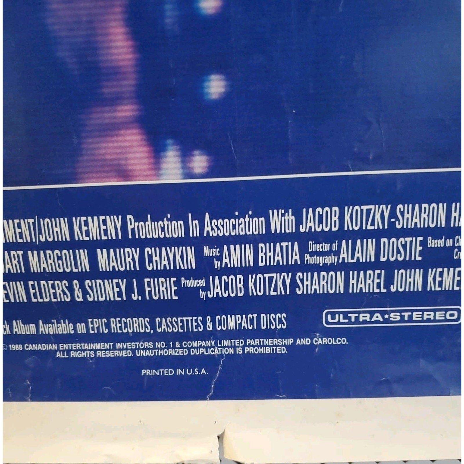 1988 Iron Eagle II Movie Poster Louis Gossett Jr 27 X 41
