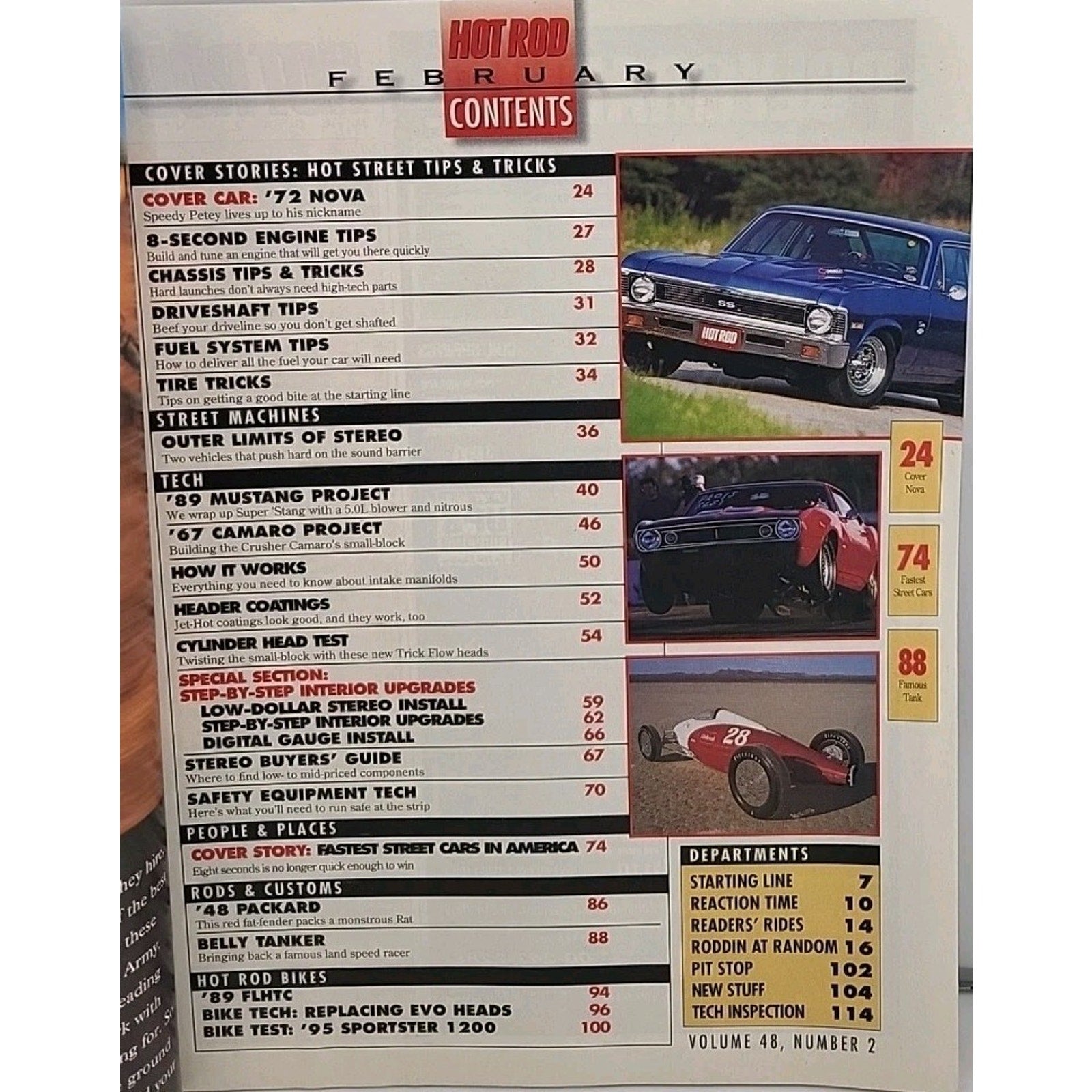 Hot Rod Magazine February 1995