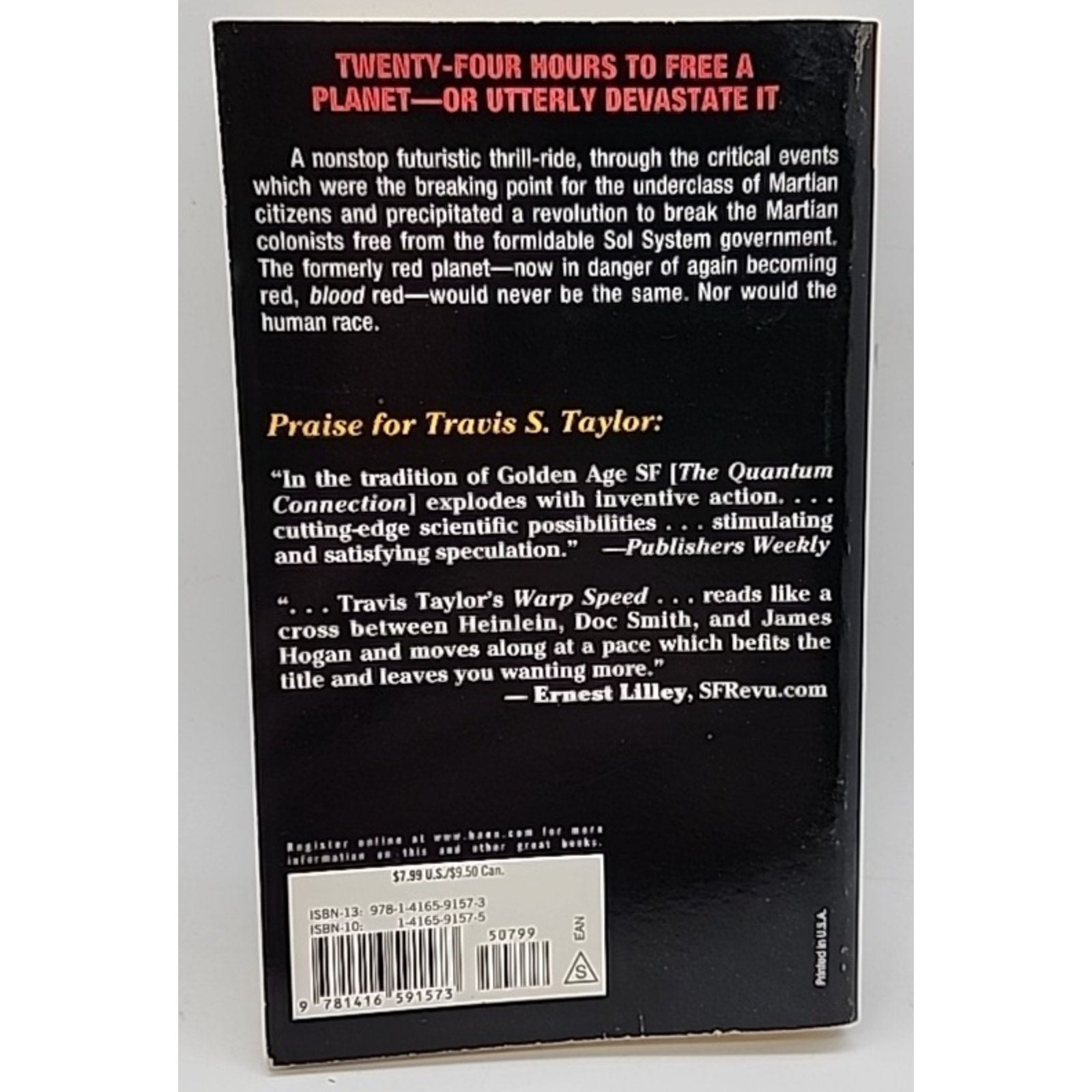 One Day on Mars by Travis S. Taylor (2009, Mass Market)