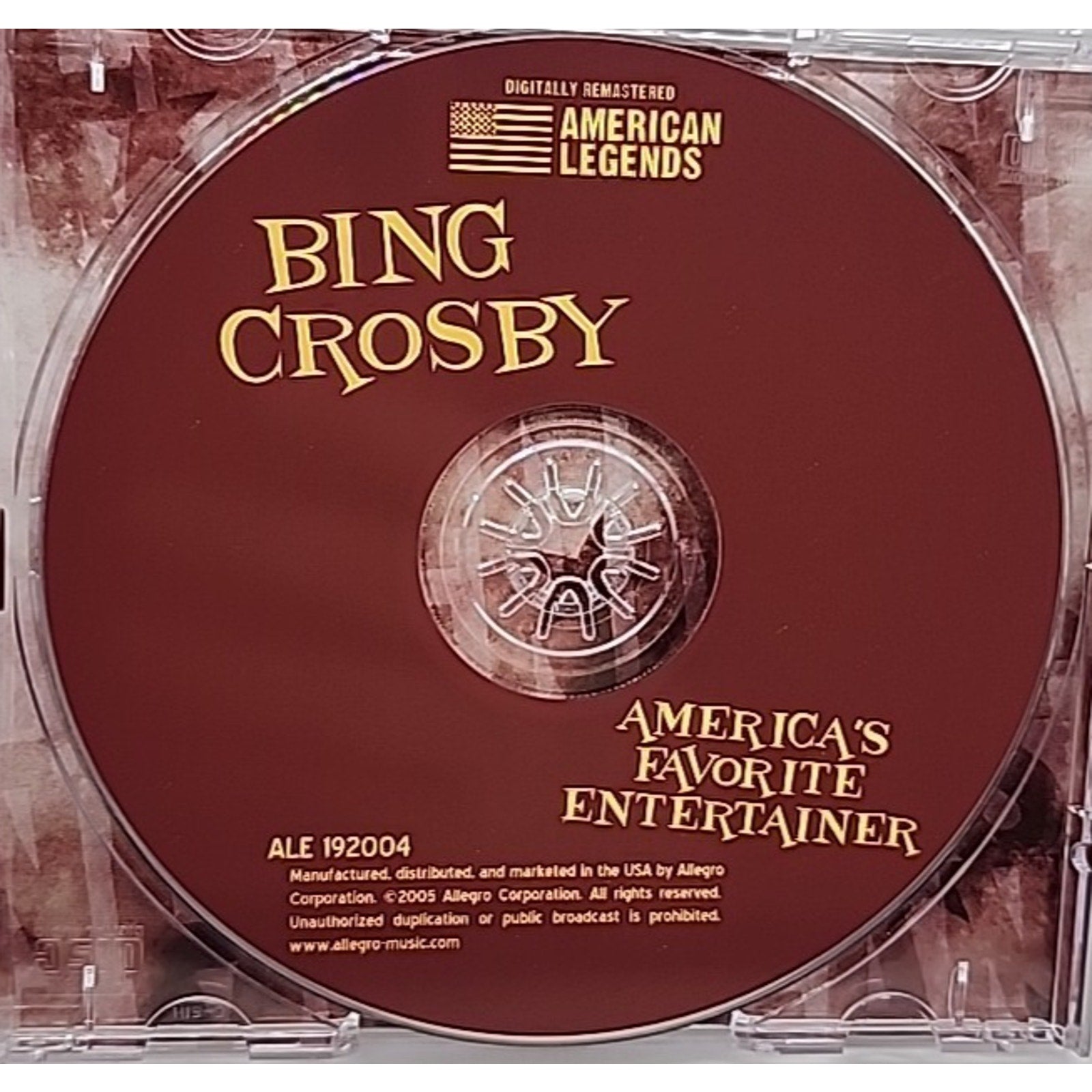 America's Favorite Entertainer by Bing Crosby (CD, 2005)
