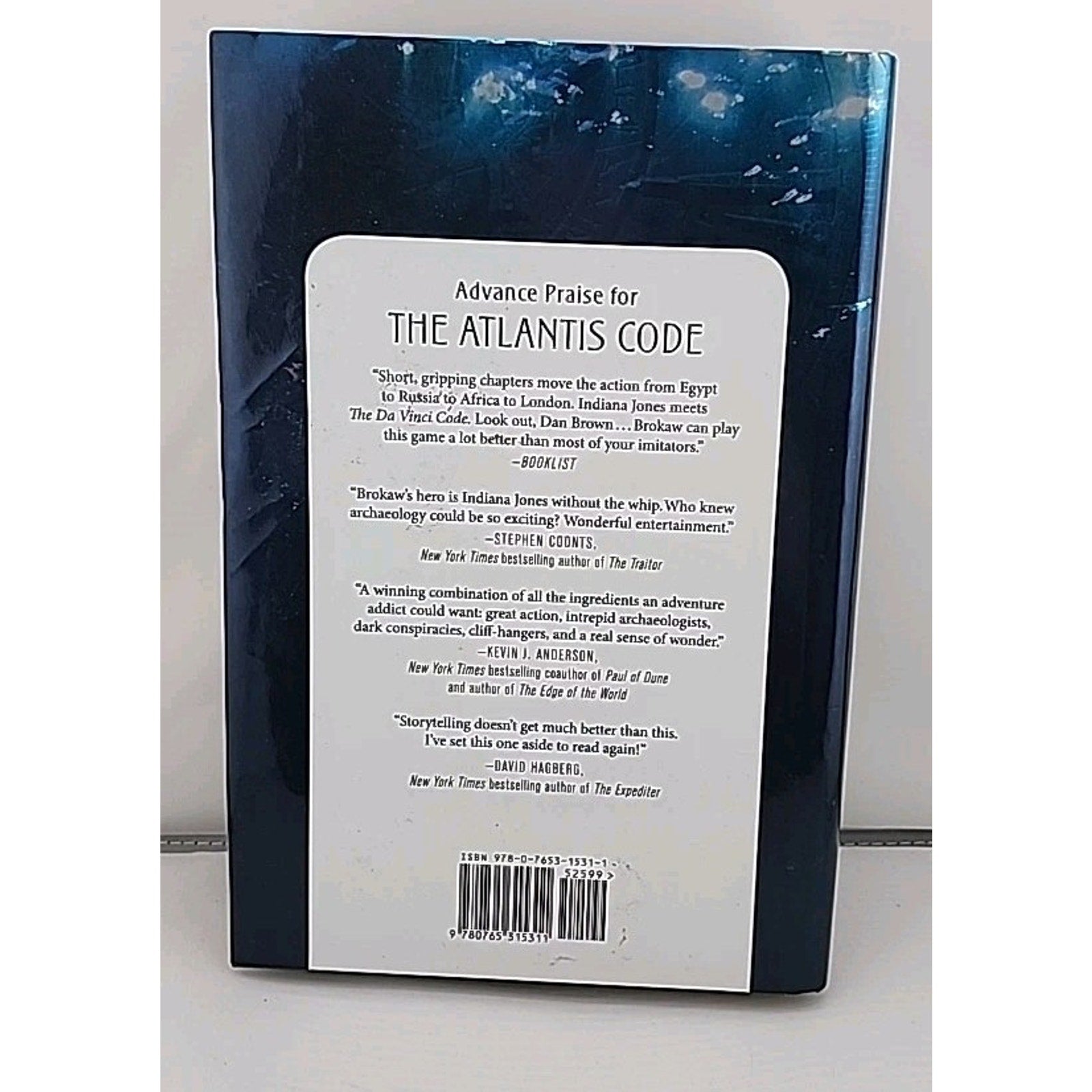 Atlantis Code by Charles Brokaw (2009, Hardcover)