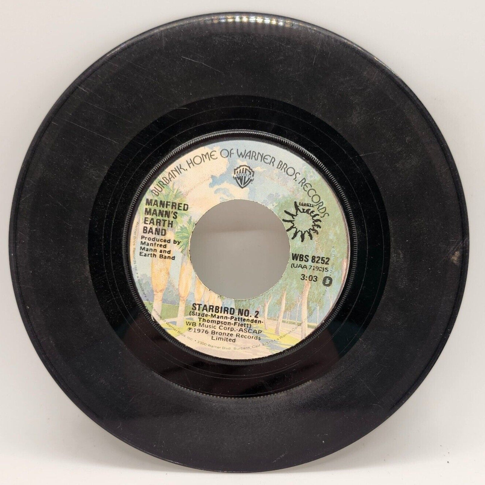 Blinded By the Light / Starbird No. 2 by Manfred Mann's Earth Band (Record)