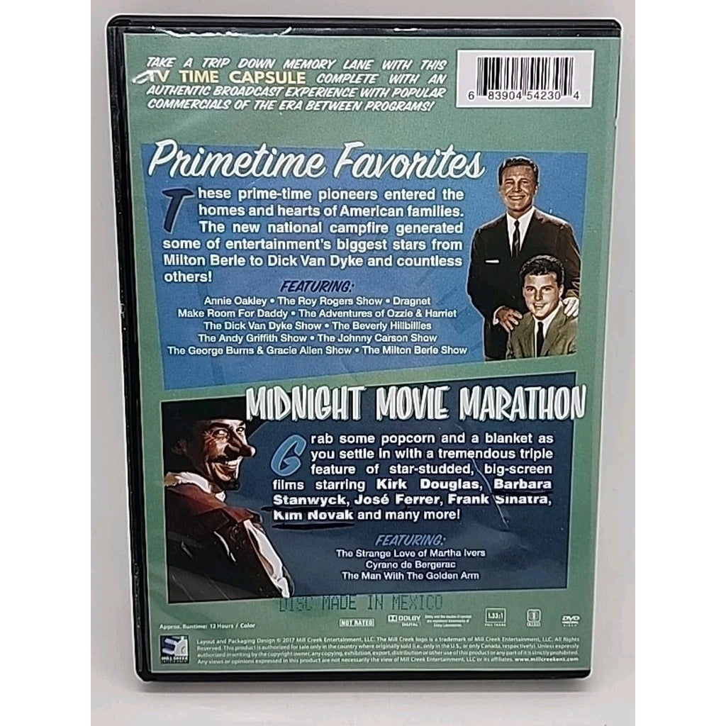 Primetime TV Time Capsule DVD 12 Hours Classic Shows