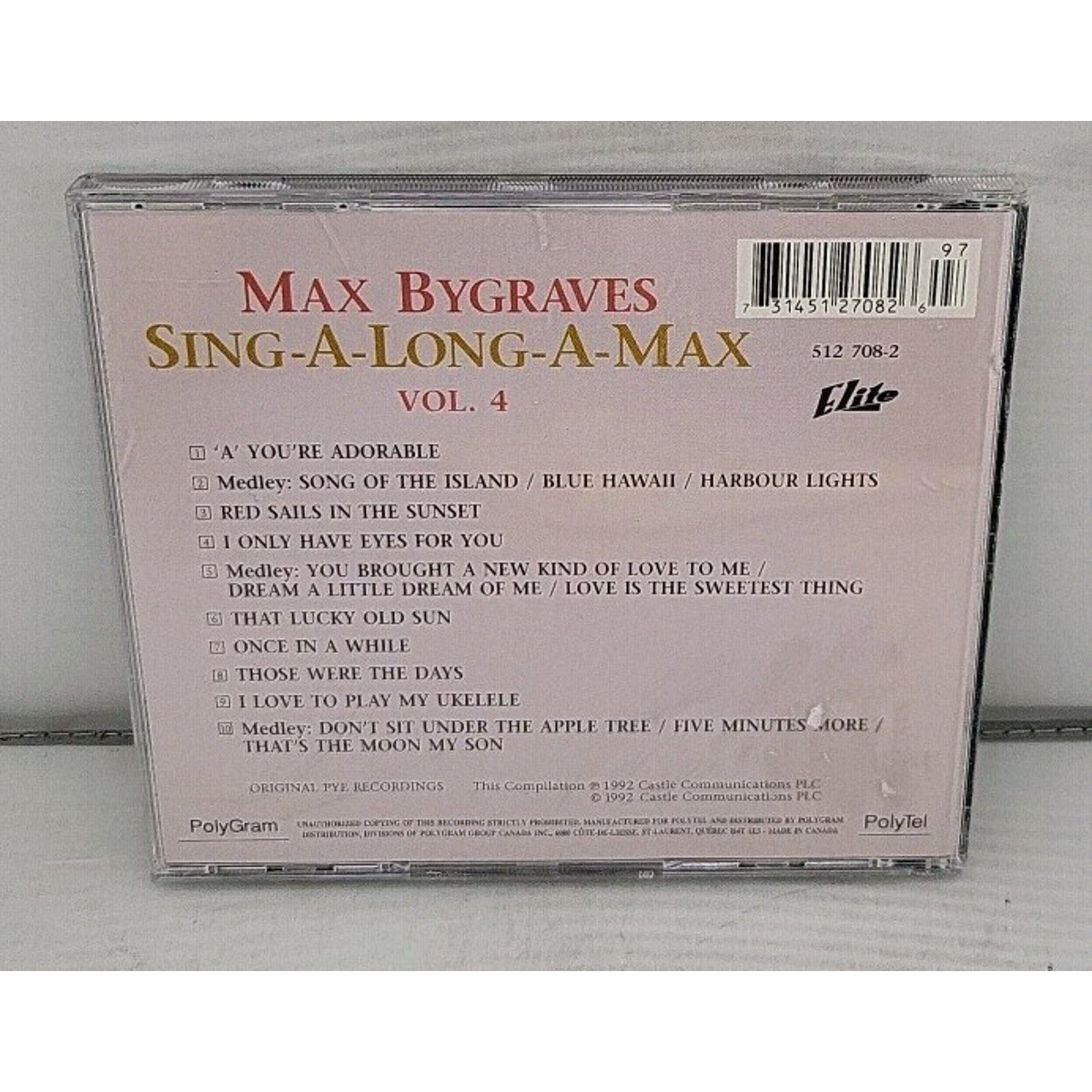 Max Bygraves - Sing-A-Long-Max Vol. 4 CD