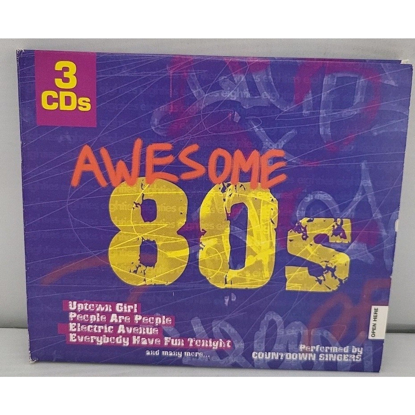 Awesome 80's by The Countdown Singers (CD, 2004)