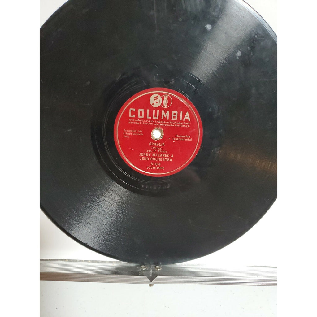Jerry Mazanec A Jeho Orchestra - Ophelia/Bily Motylek - Columbia - 310-F